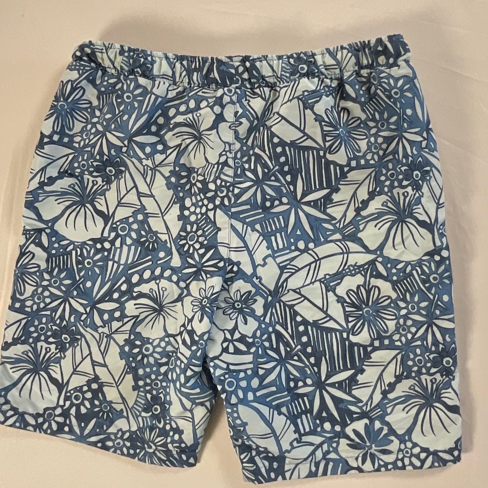 Nordstrom Rack Blue Palm Swim Trunks Size XL (14-16) - Picture 6 of 7